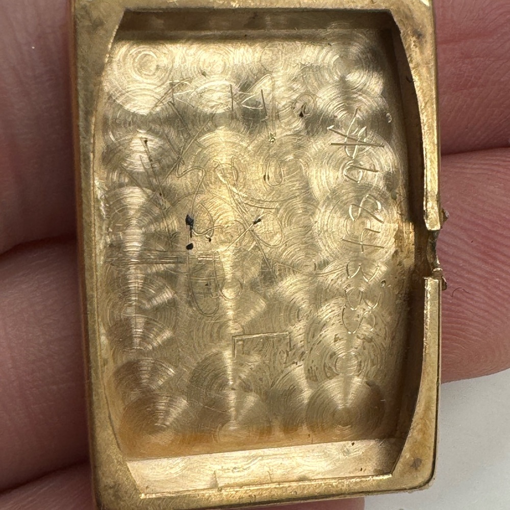 Longines 14K Gold Rectangular Watch - Picture 13 of 16